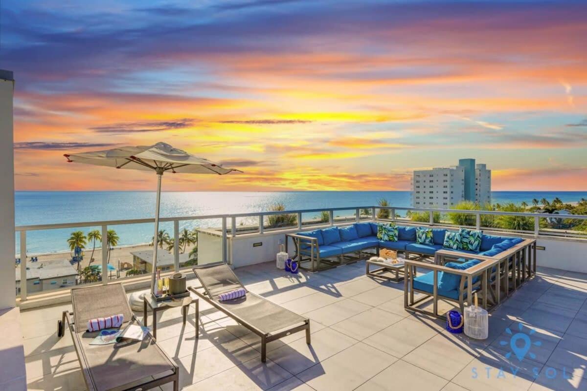 Hollywood Beach - Front Bay View - Amazing Pool Exterior photo