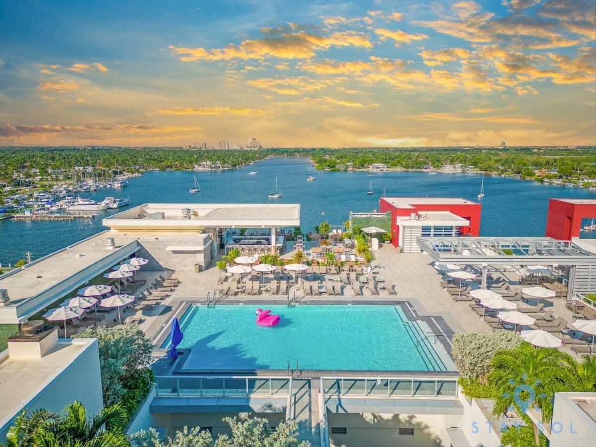 Hollywood Beach - Front Bay View - Amazing Pool Exterior photo