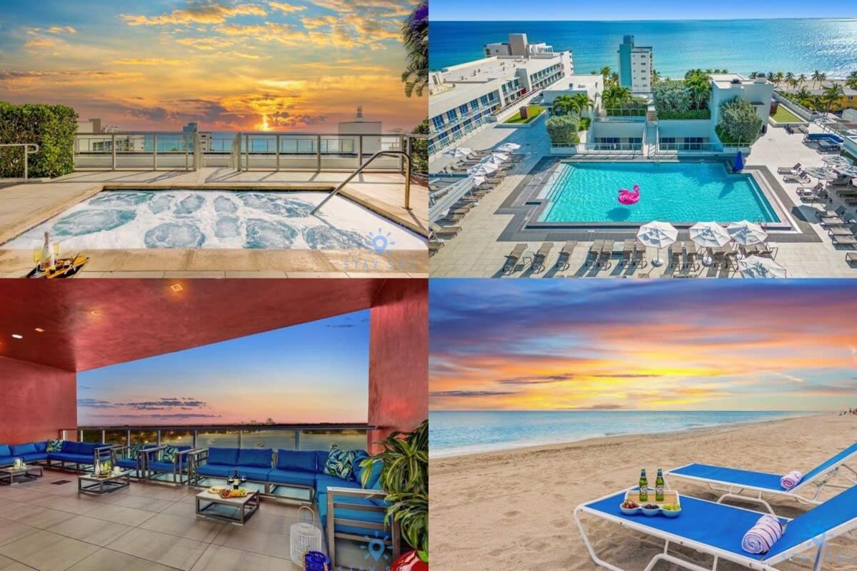 Hollywood Beach - Front Bay View - Amazing Pool Exterior photo